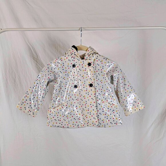 Jacadi Paris Toddler Raincoat - Umbrella Print - Size 3T - Picture 3 of 9